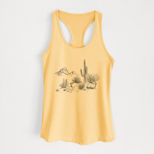 Desert Landscape - Women's Racerback Tanktop