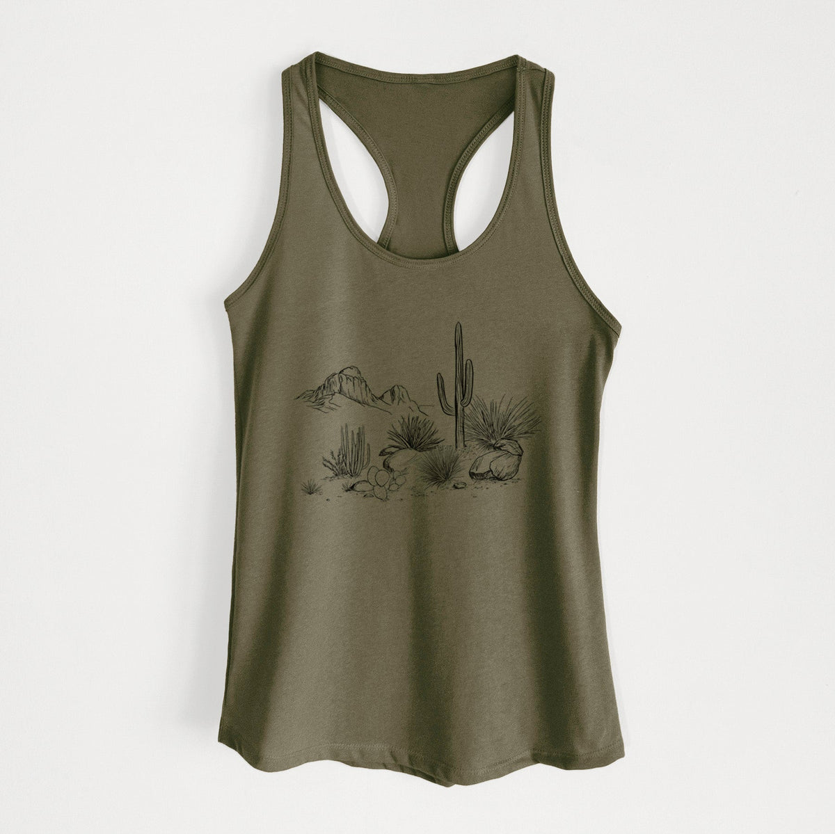 Desert Landscape - Women's Racerback Tanktop