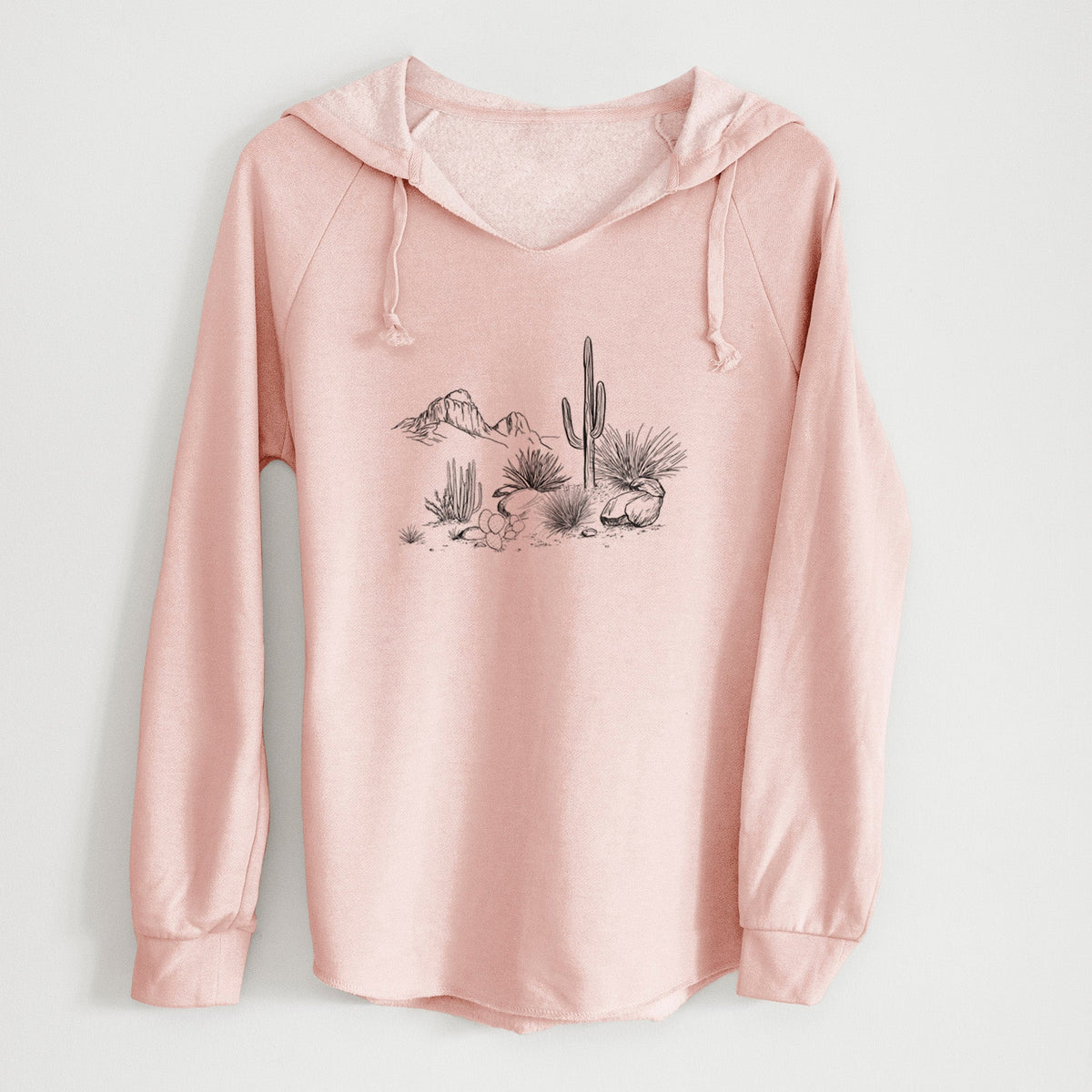 Desert Landscape - Cali Wave Hooded Sweatshirt
