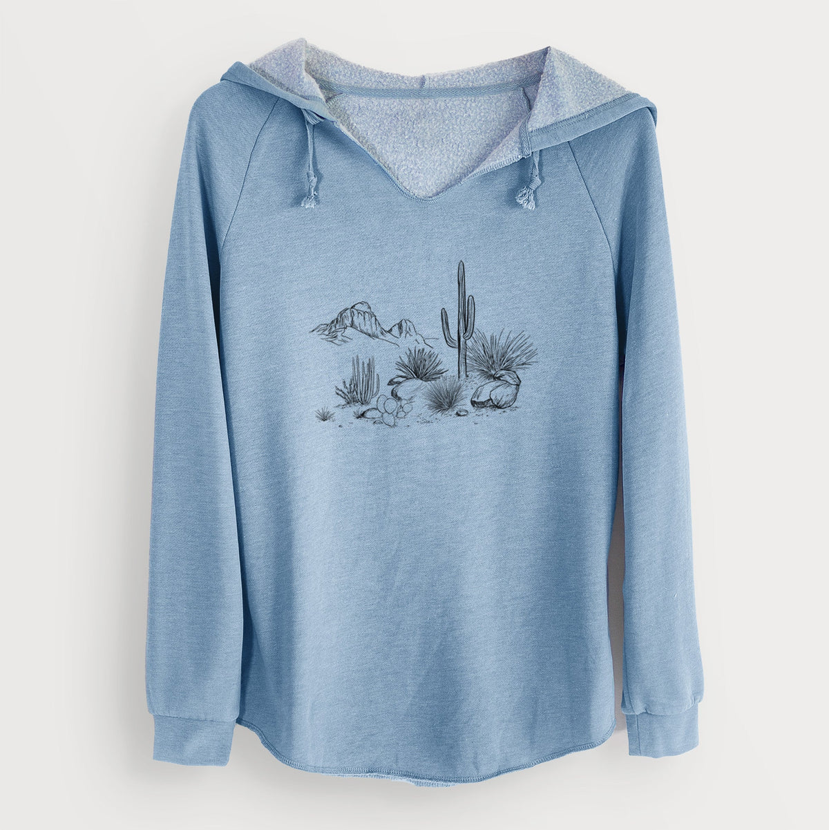 Desert Landscape - Cali Wave Hooded Sweatshirt