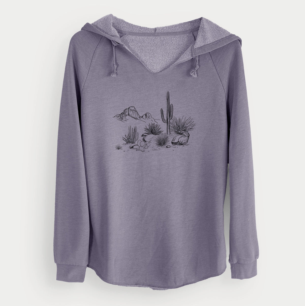 Desert Landscape - Cali Wave Hooded Sweatshirt