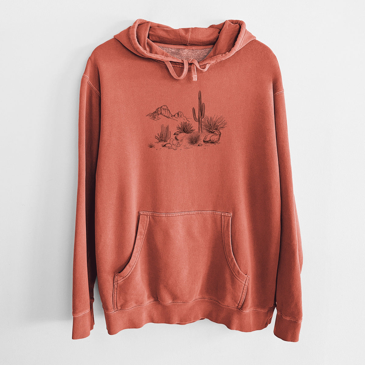 Desert Landscape - Unisex Pigment Dyed Hoodie
