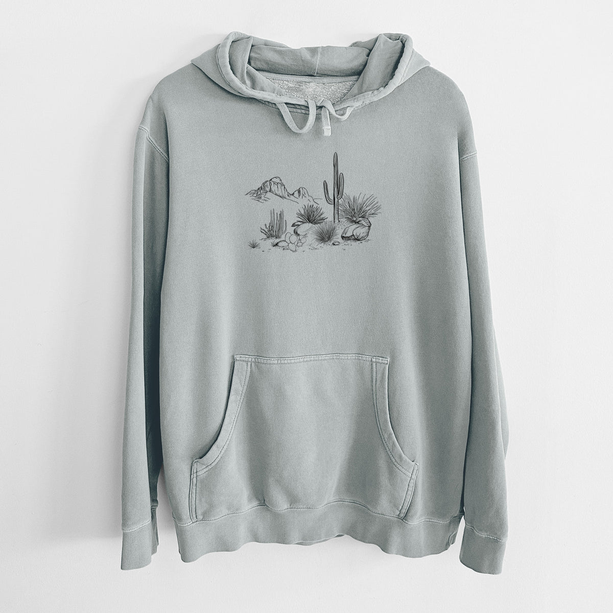 Desert Landscape - Unisex Pigment Dyed Hoodie
