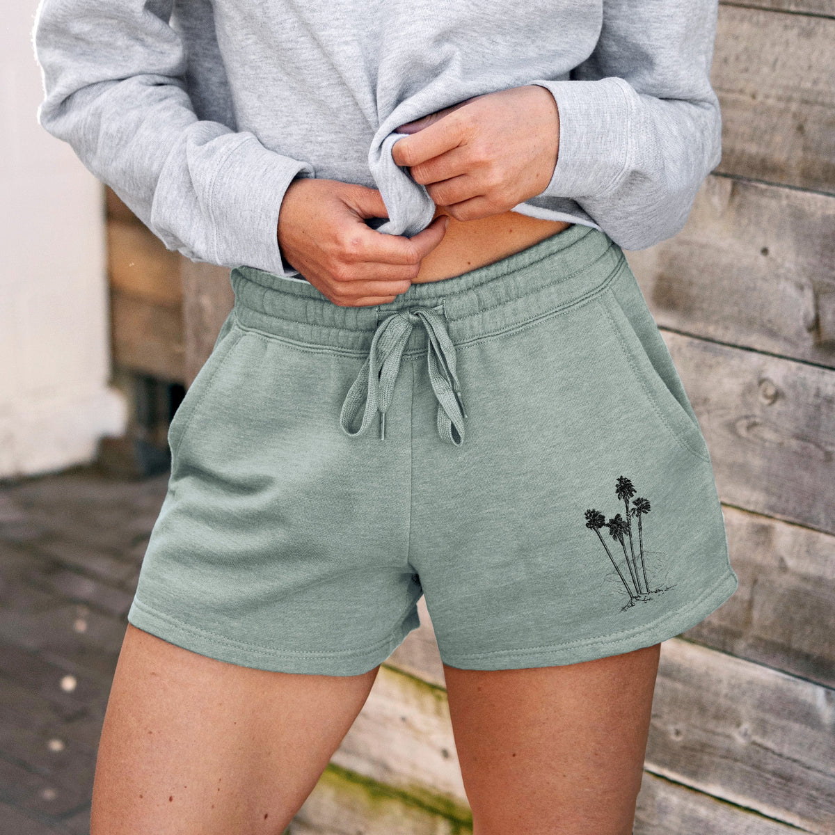 Desert Palms - Mexican Fan Palm - Washingtonia robusta - Women's Cali Wave Shorts