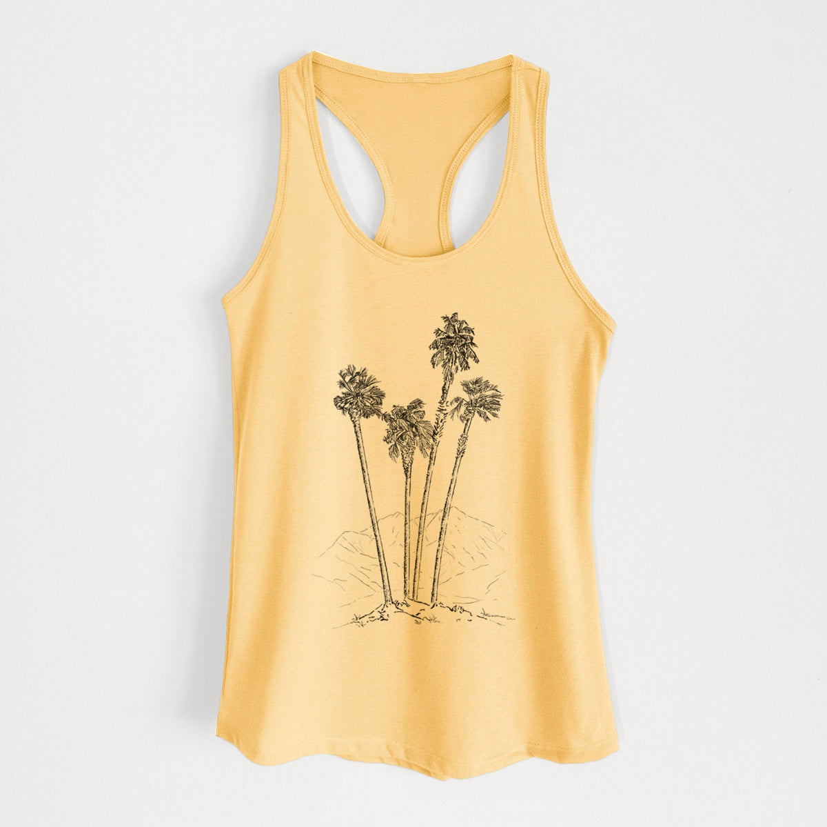 Desert Palms - Mexican Fan Palm - Washingtonia robusta - Women's Racerback Tanktop
