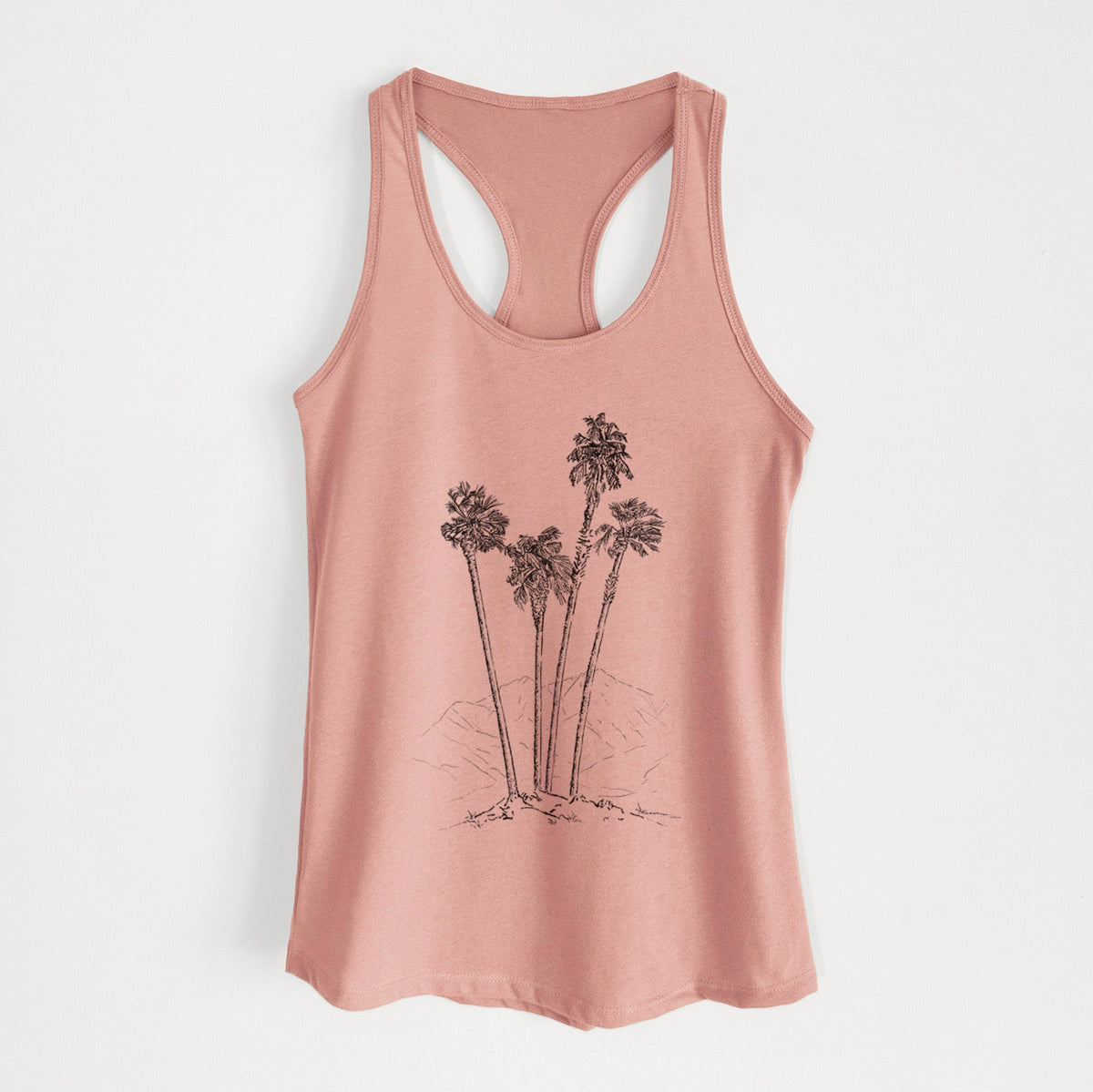 Desert Palms - Mexican Fan Palm - Washingtonia robusta - Women's Racerback Tanktop