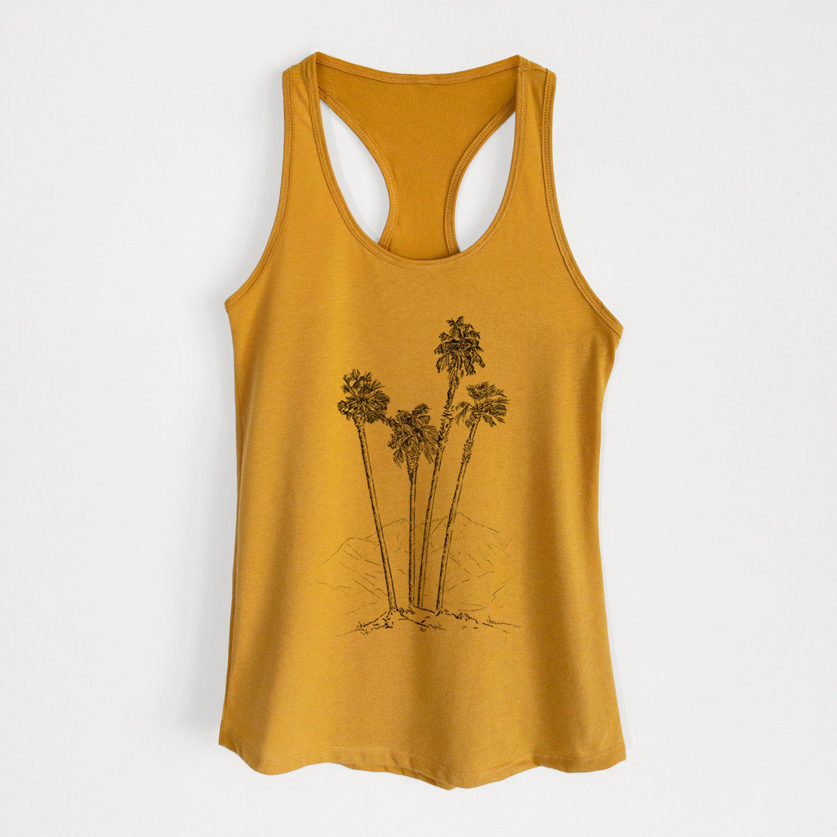 Desert Palms - Mexican Fan Palm - Washingtonia robusta - Women's Racerback Tanktop