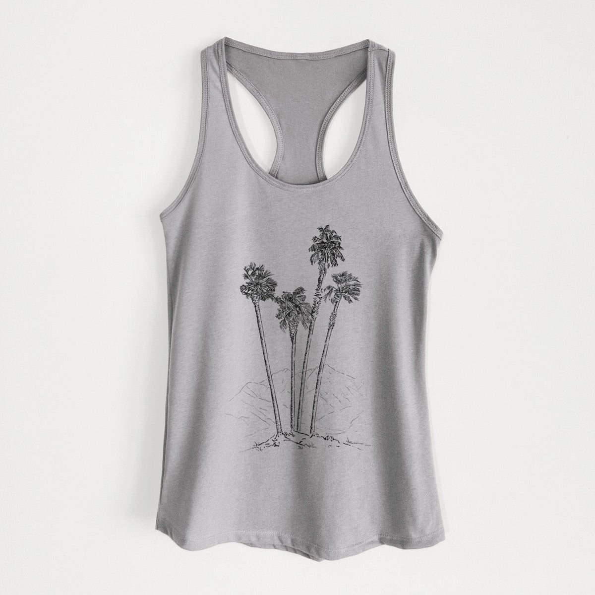 Desert Palms - Mexican Fan Palm - Washingtonia robusta - Women's Racerback Tanktop