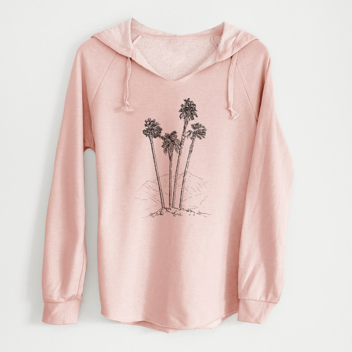 Desert Palms - Mexican Fan Palm - Washingtonia robusta - Cali Wave Hooded Sweatshirt