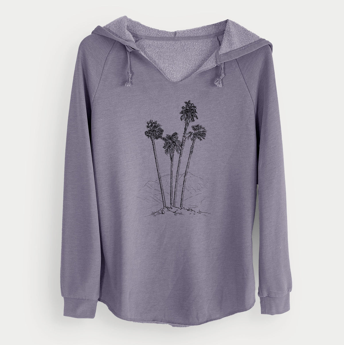 Desert Palms - Mexican Fan Palm - Washingtonia robusta - Cali Wave Hooded Sweatshirt
