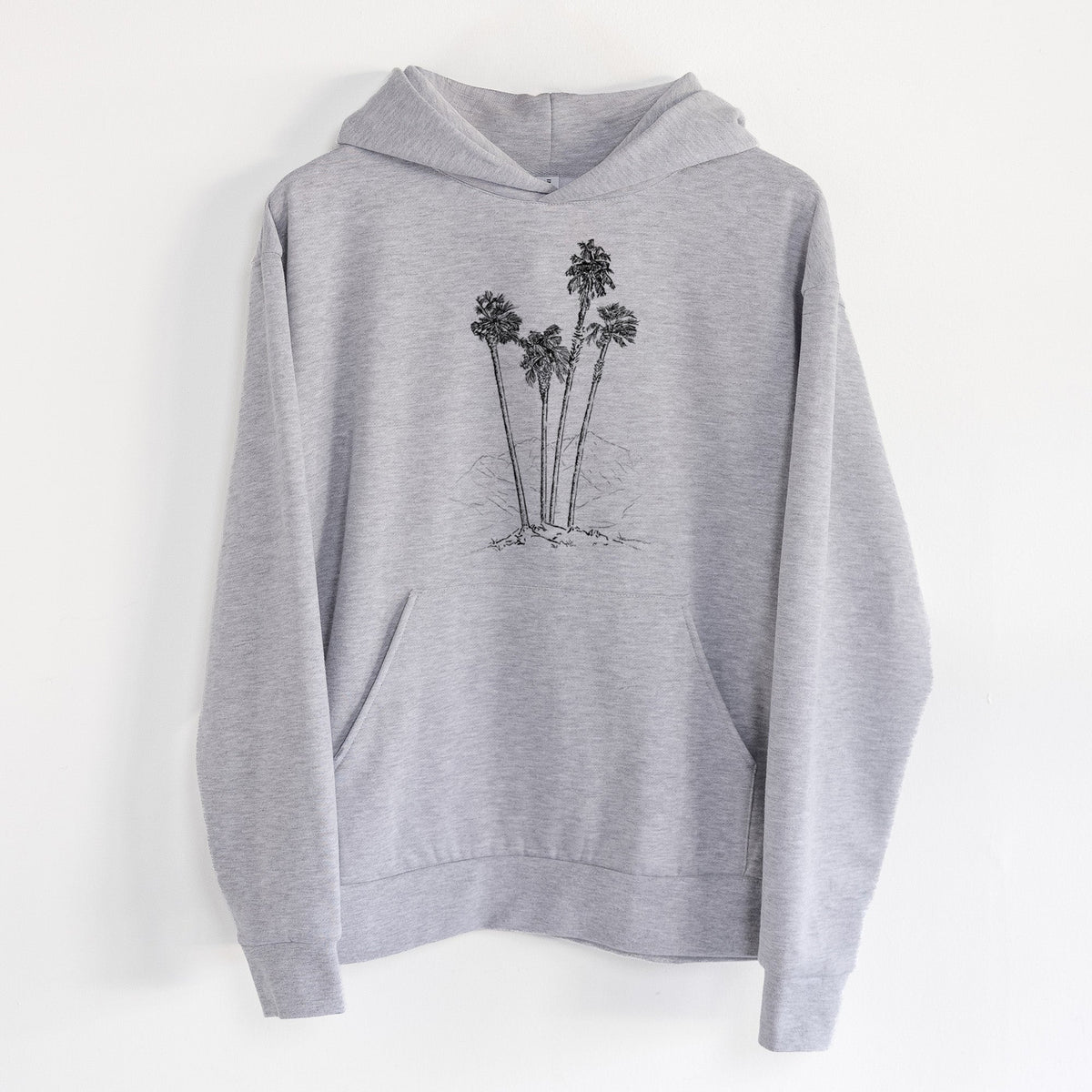 Desert Palms - Mexican Fan Palm - Washingtonia robusta  - Statement Midweight Hoodie