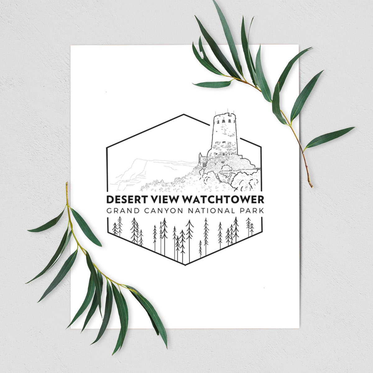 Desert View Watchtower - Grand Canyon National Park - Fine Art Print