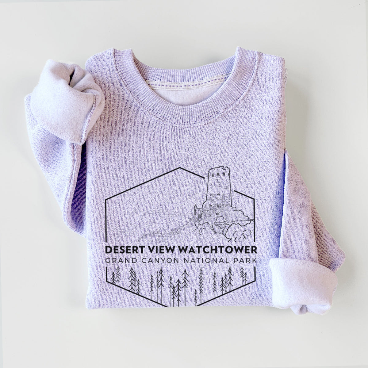 Desert View Watchtower - Grand Canyon National Park - Knit Sweatshirt