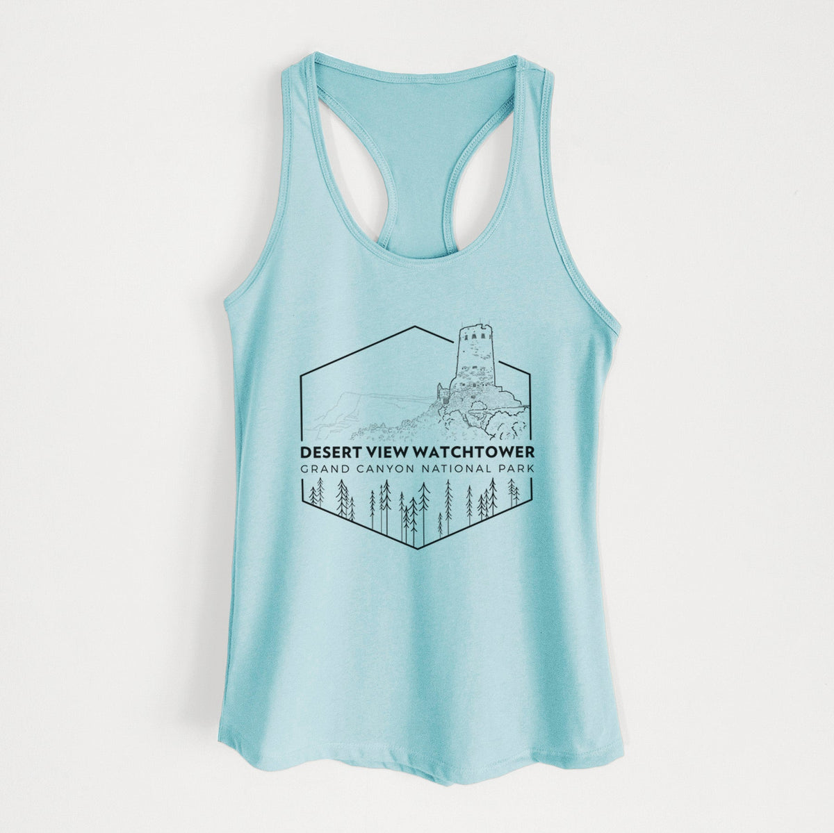 Desert View Watchtower - Grand Canyon National Park - Women's Racerback Tanktop