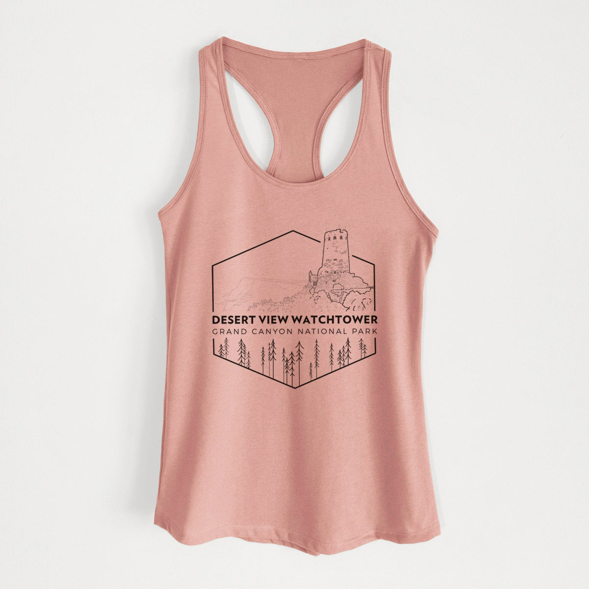 Desert View Watchtower - Grand Canyon National Park - Women's Racerback Tanktop