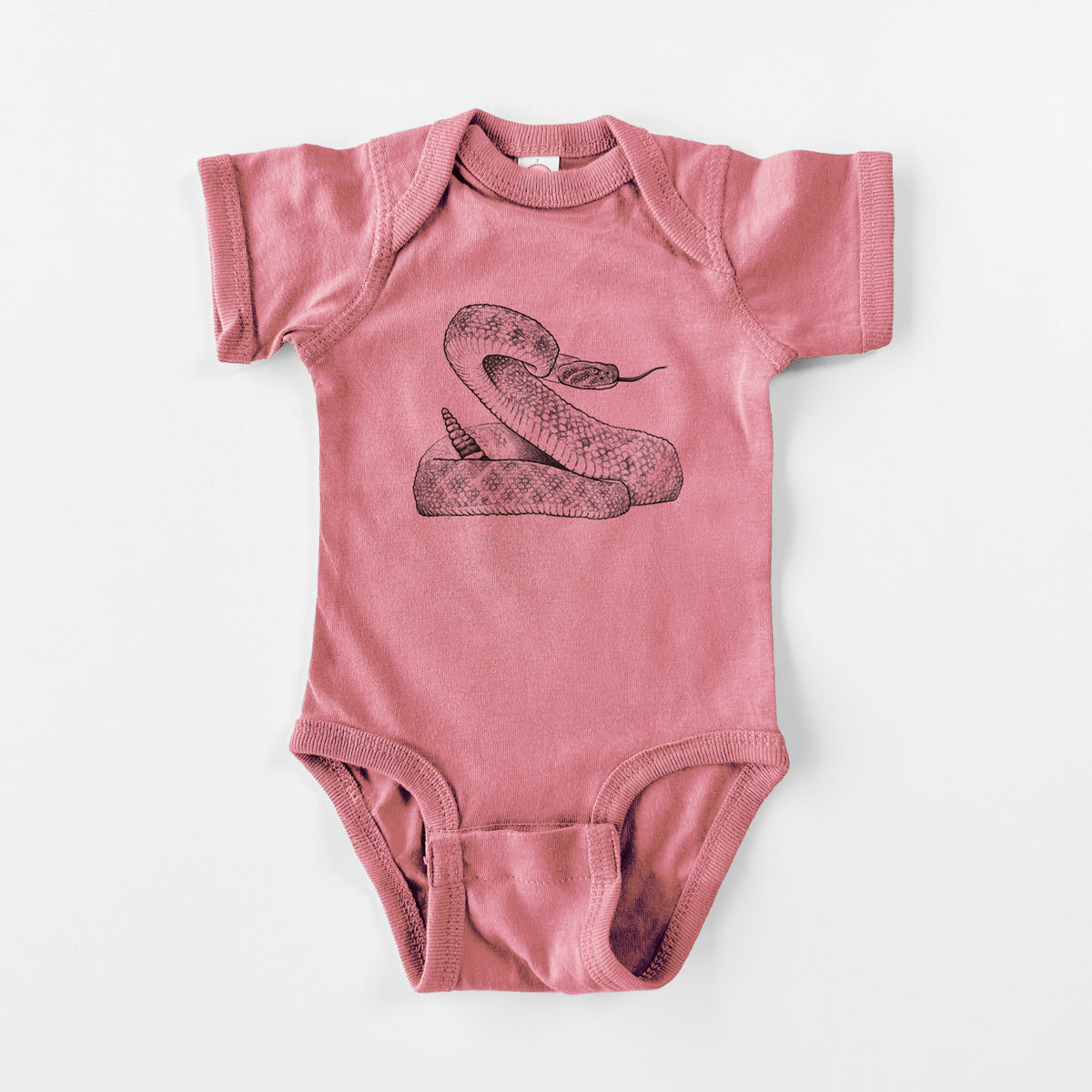 Western Diamondback Rattlesnake - Crotalus atrox - Baby Fine Jersey Bodysuit