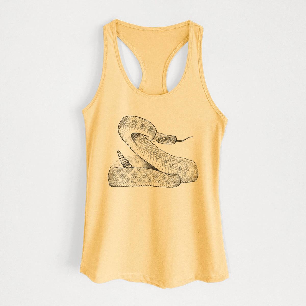 Western Diamondback Rattlesnake - Crotalus atrox - Women's Racerback Tanktop