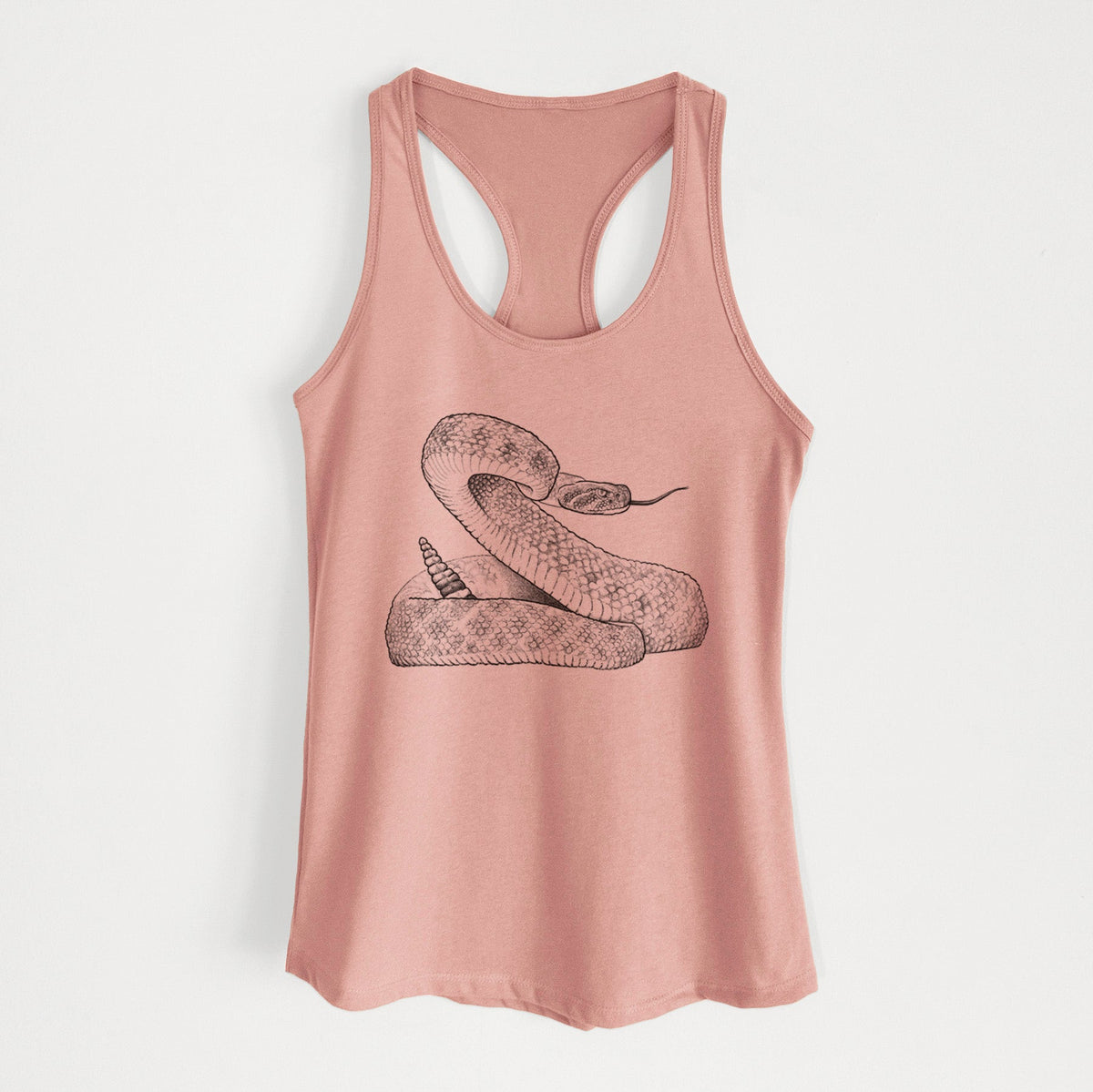Western Diamondback Rattlesnake - Crotalus atrox - Women's Racerback Tanktop