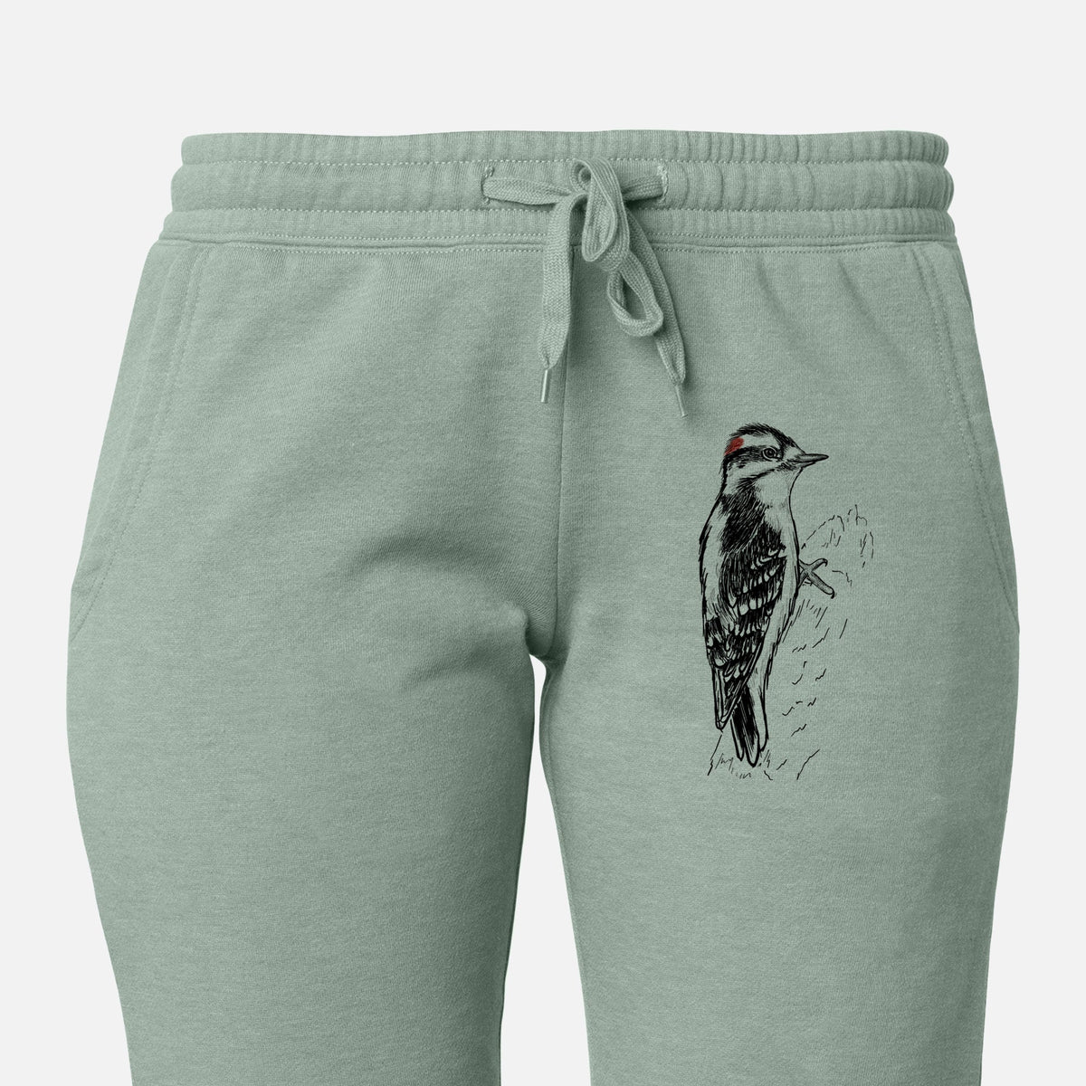 Downy Woodpecker - Picoides pubescens - Women's Cali Wave Jogger Sweatpants