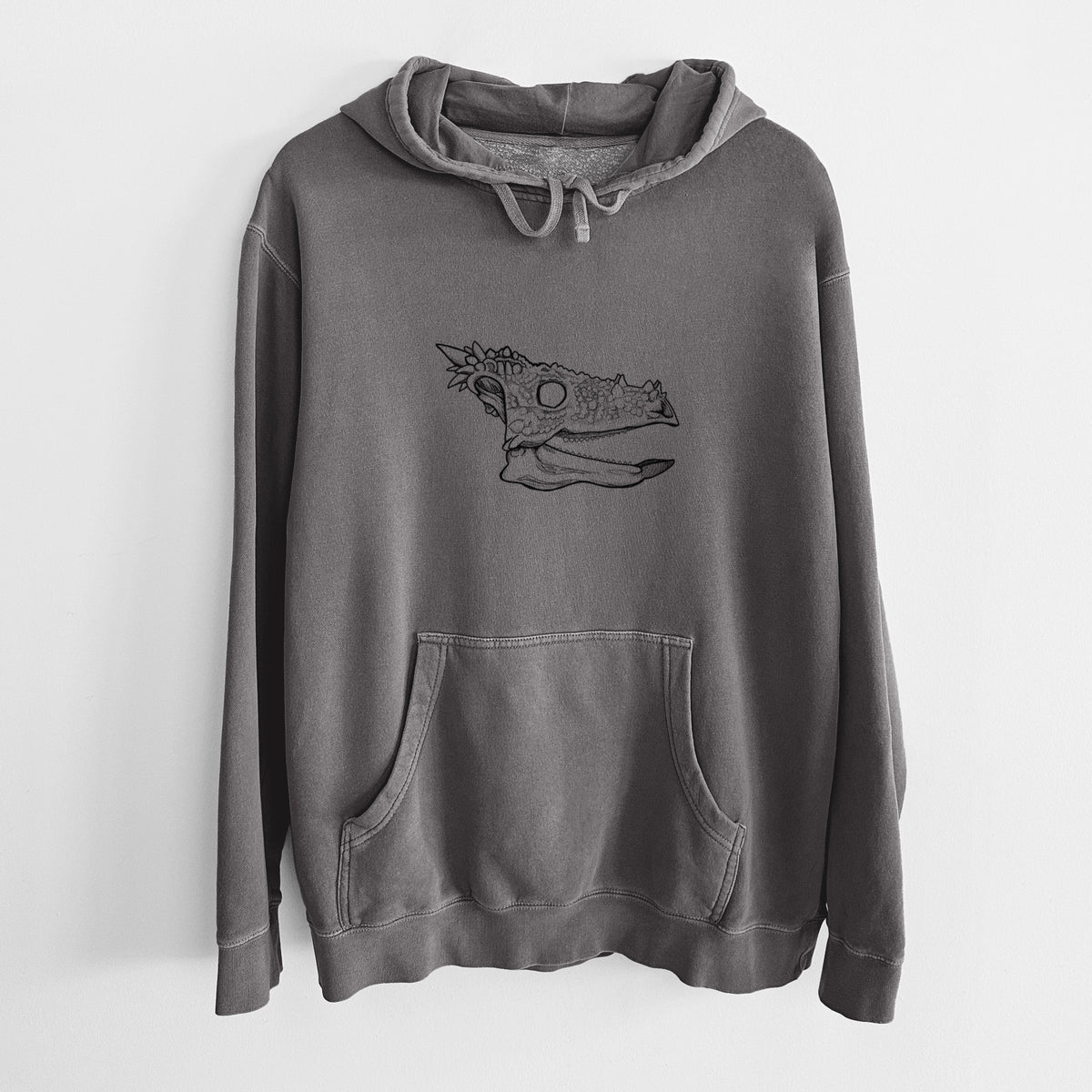Dracorex Skull - Unisex Pigment Dyed Hoodie