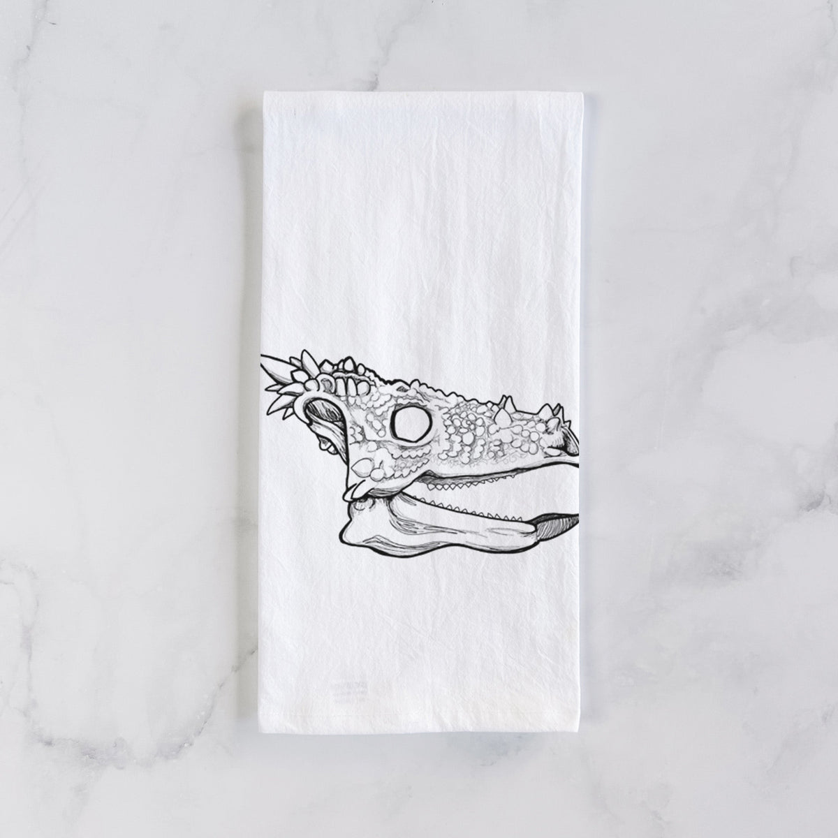 Dracorex Skull Tea Towel