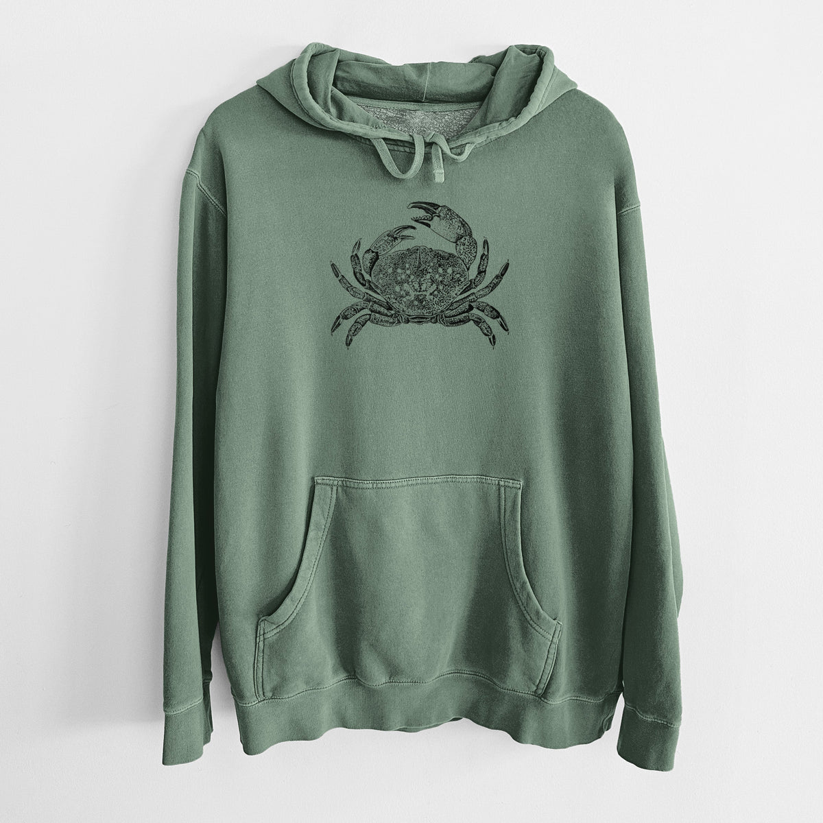 Dungeness Crab - Unisex Pigment Dyed Hoodie
