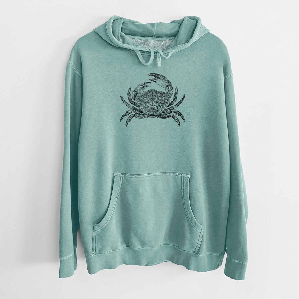Dungeness Crab - Unisex Pigment Dyed Hoodie