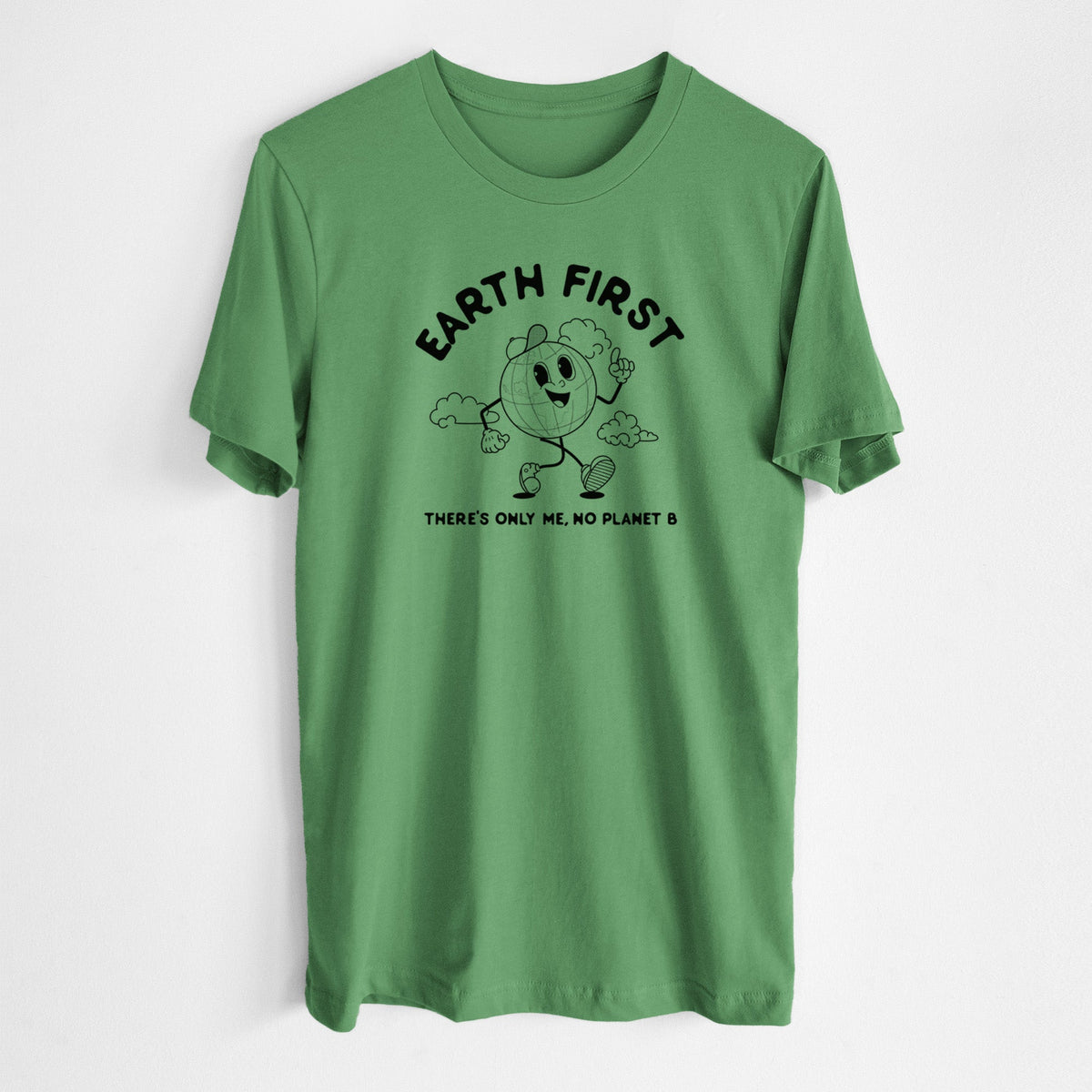 Earth First - There's Only Me, No Planet B - Lightweight 100% Cotton Unisex Crewneck