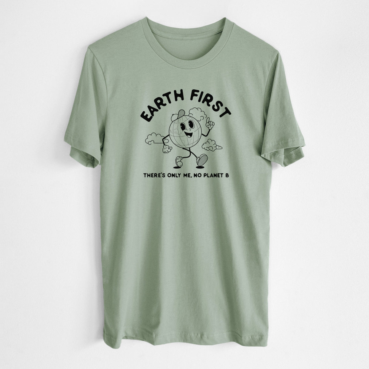 Earth First - There's Only Me, No Planet B - Lightweight 100% Cotton Unisex Crewneck