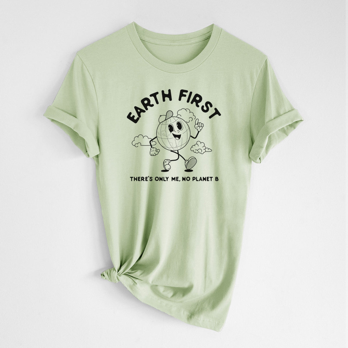 Earth First - There's Only Me, No Planet B - Lightweight 100% Cotton Unisex Crewneck