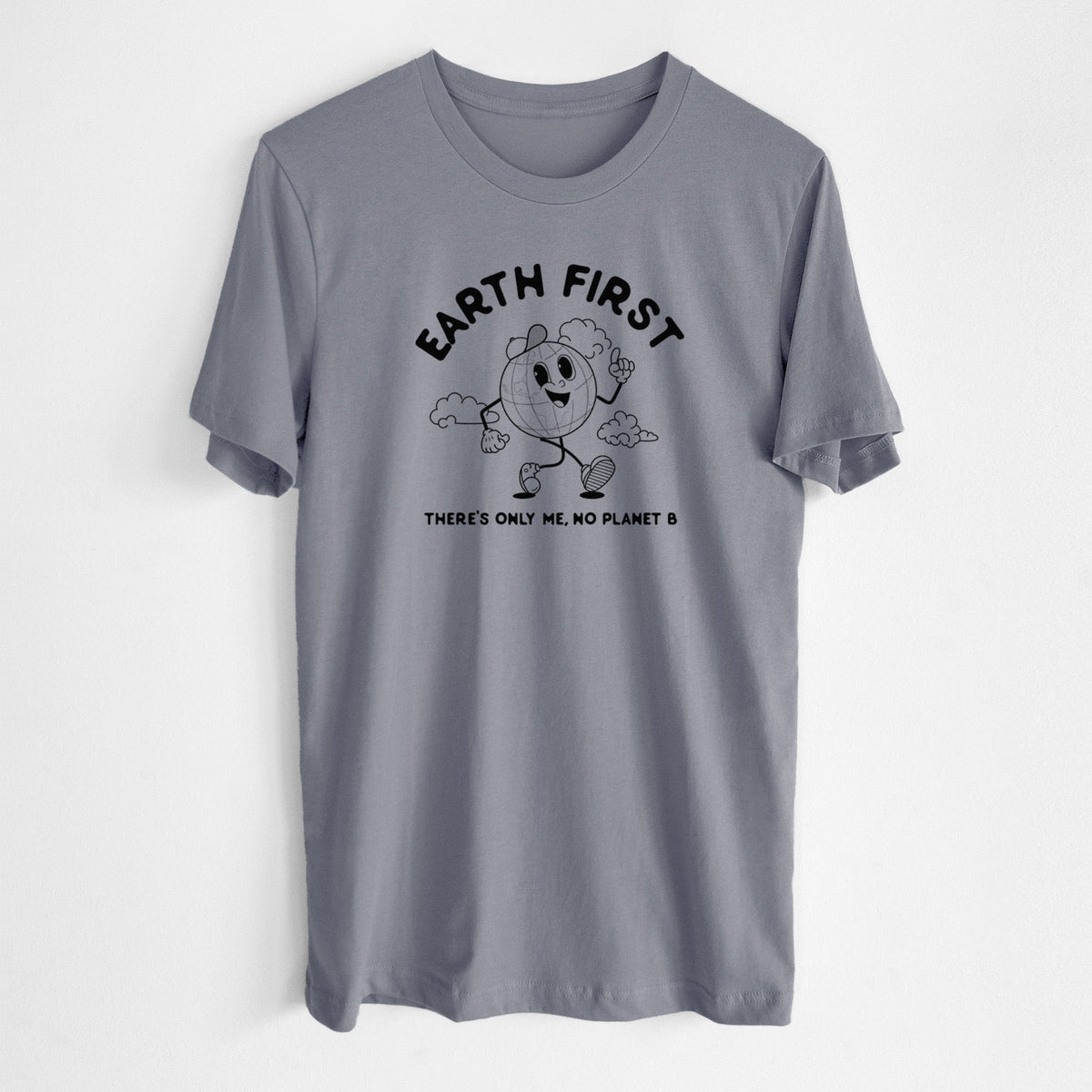 Earth First - There's Only Me, No Planet B - Lightweight 100% Cotton Unisex Crewneck