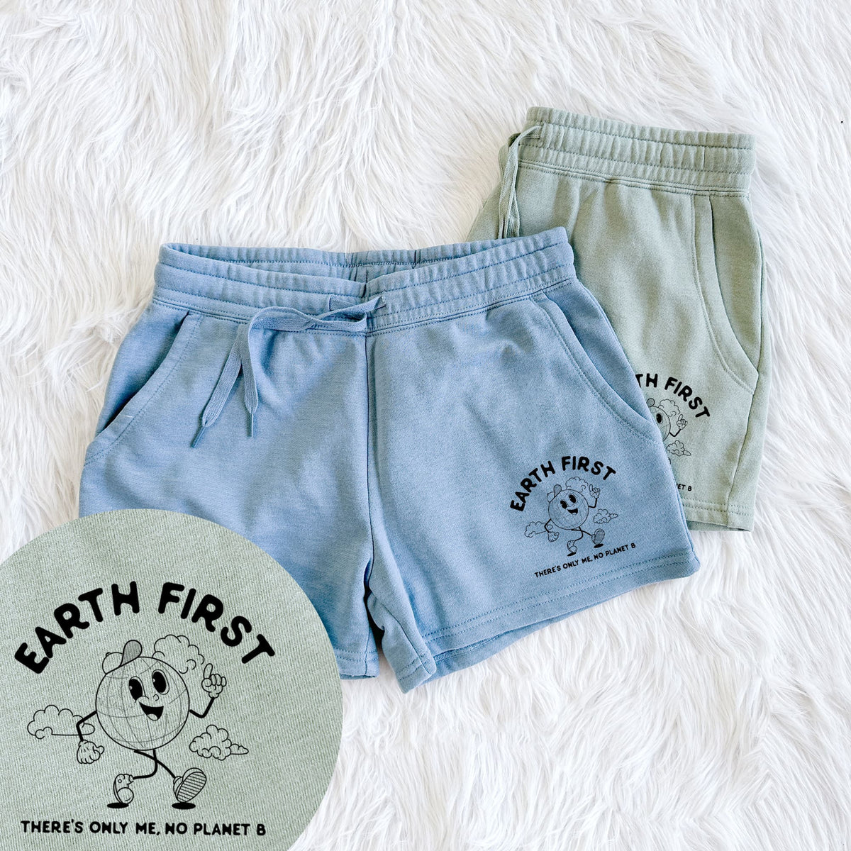 Earth First - There's Only Me, No Planet B - Women's Cali Wave Shorts