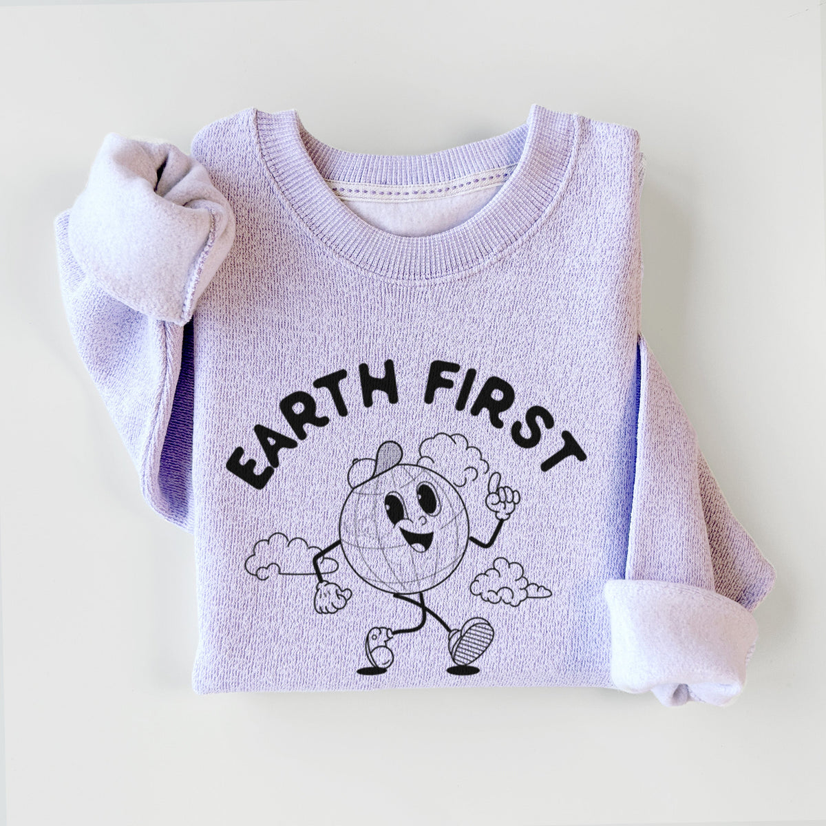 Earth First - There's Only Me, No Planet B - Knit Sweatshirt