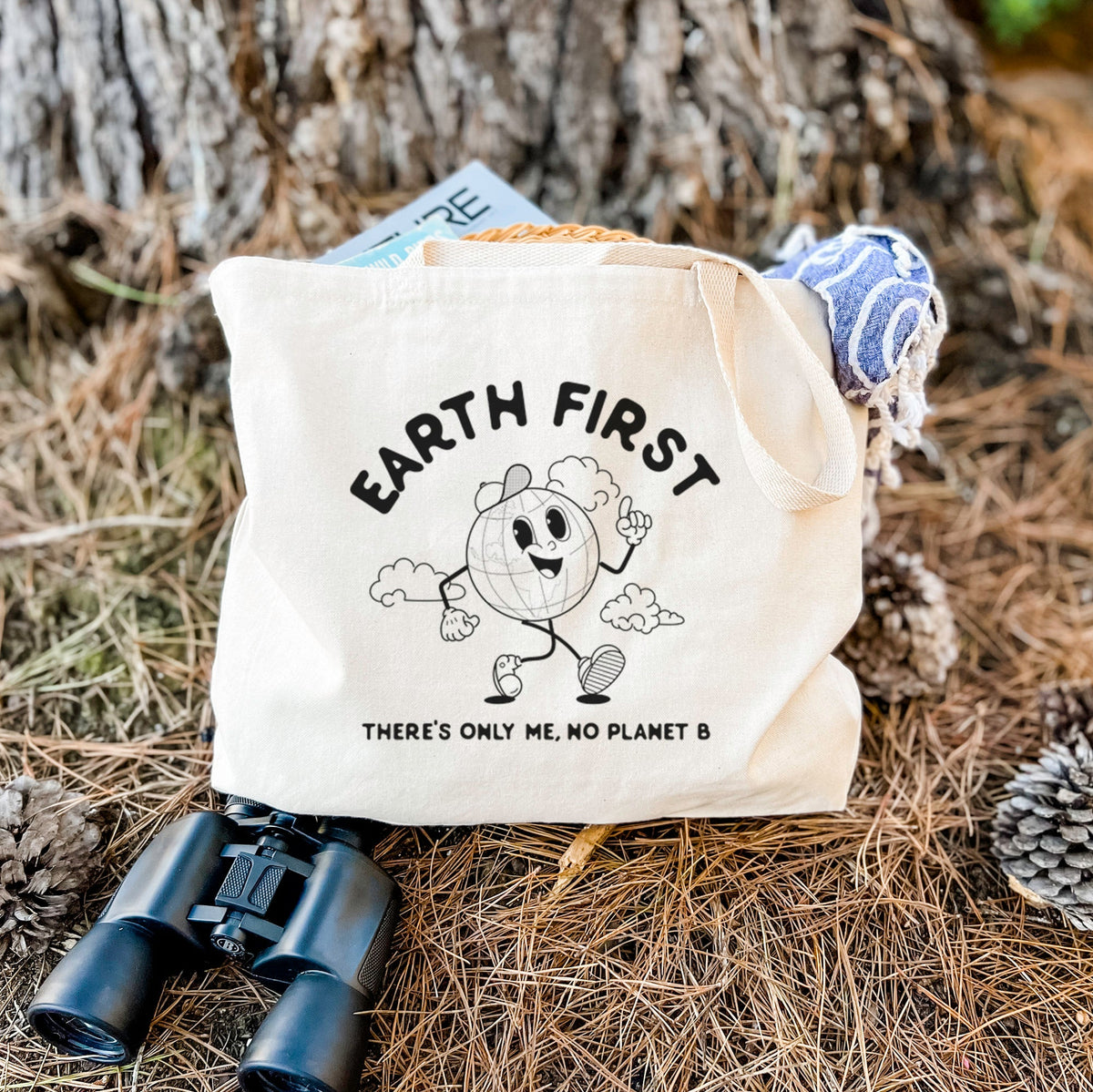 Earth First - There's Only Me, No Planet B - Tote Bag