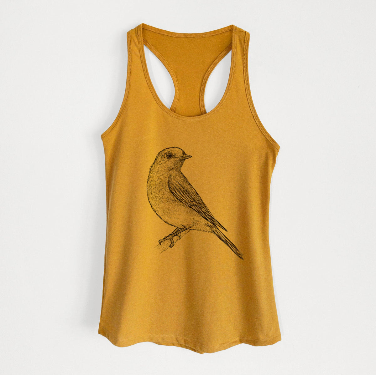 Eastern Bluebird - Sialia sialis - Women's Racerback Tanktop