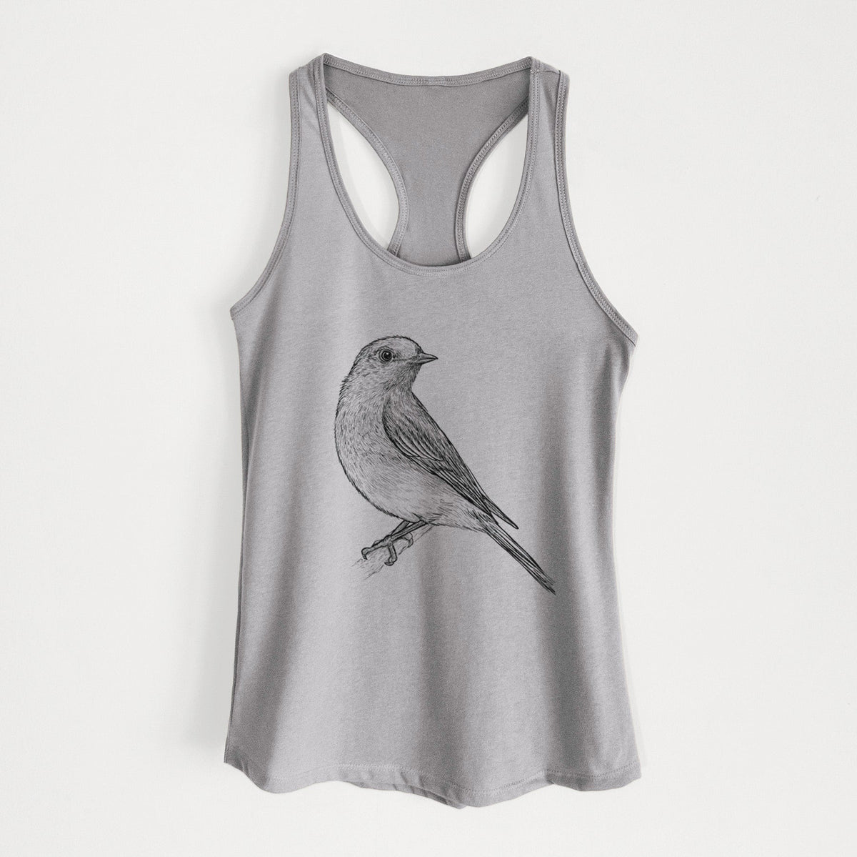 Eastern Bluebird - Sialia sialis - Women's Racerback Tanktop