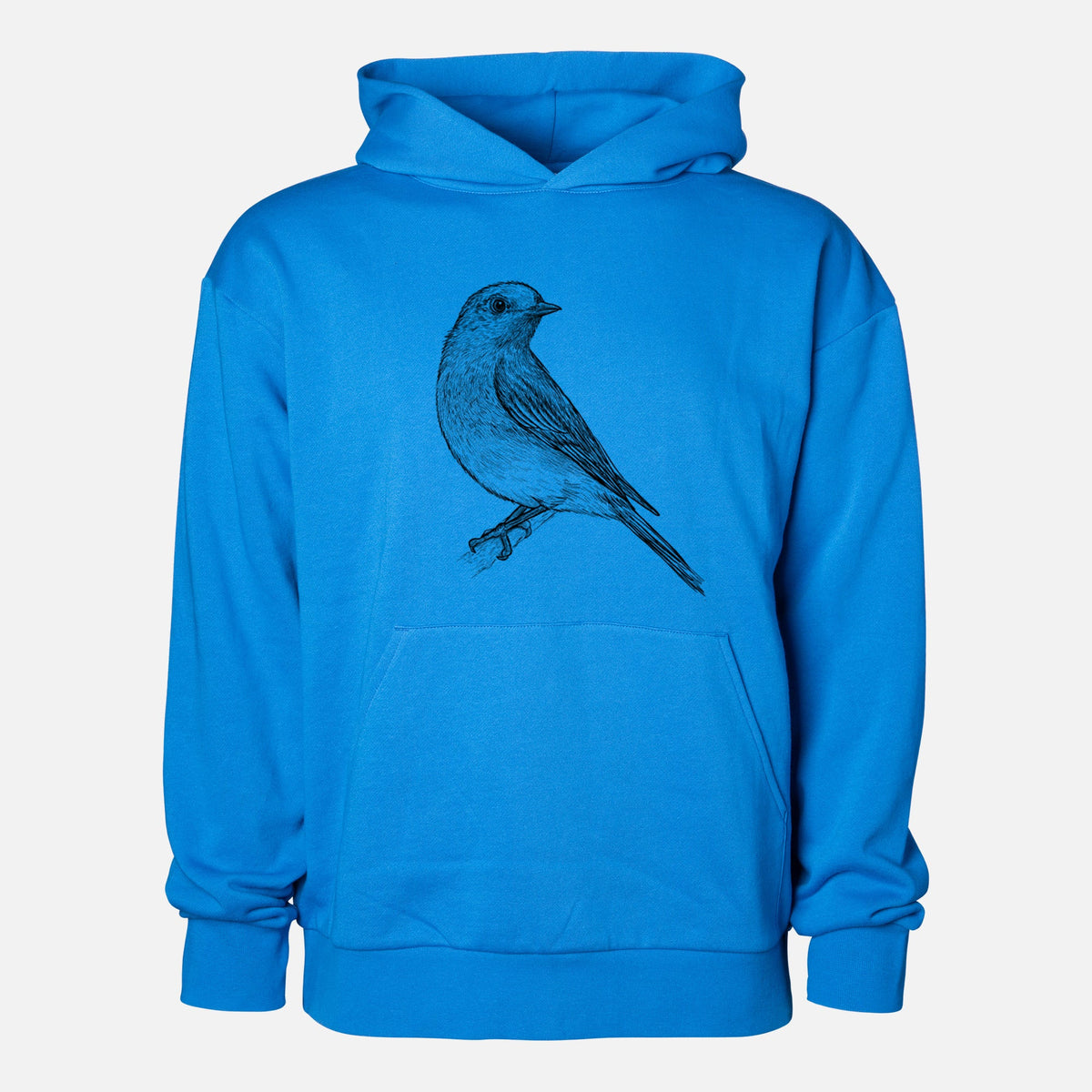 Eastern Bluebird - Sialia sialis  - Statement Midweight Hoodie
