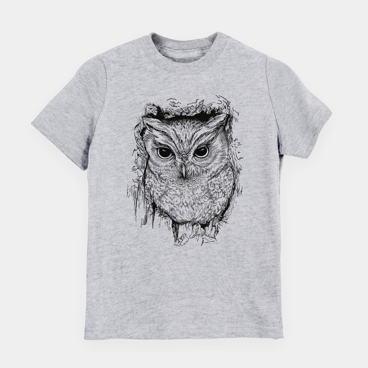 Eastern Screech Owl - Megascops asio - Toddler/Youth Shirt