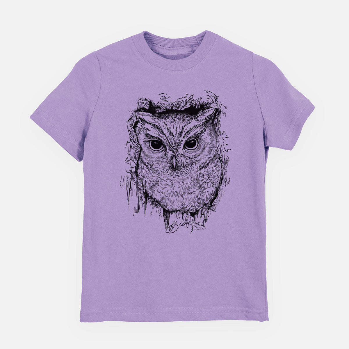 Eastern Screech Owl - Megascops asio - Toddler/Youth Shirt