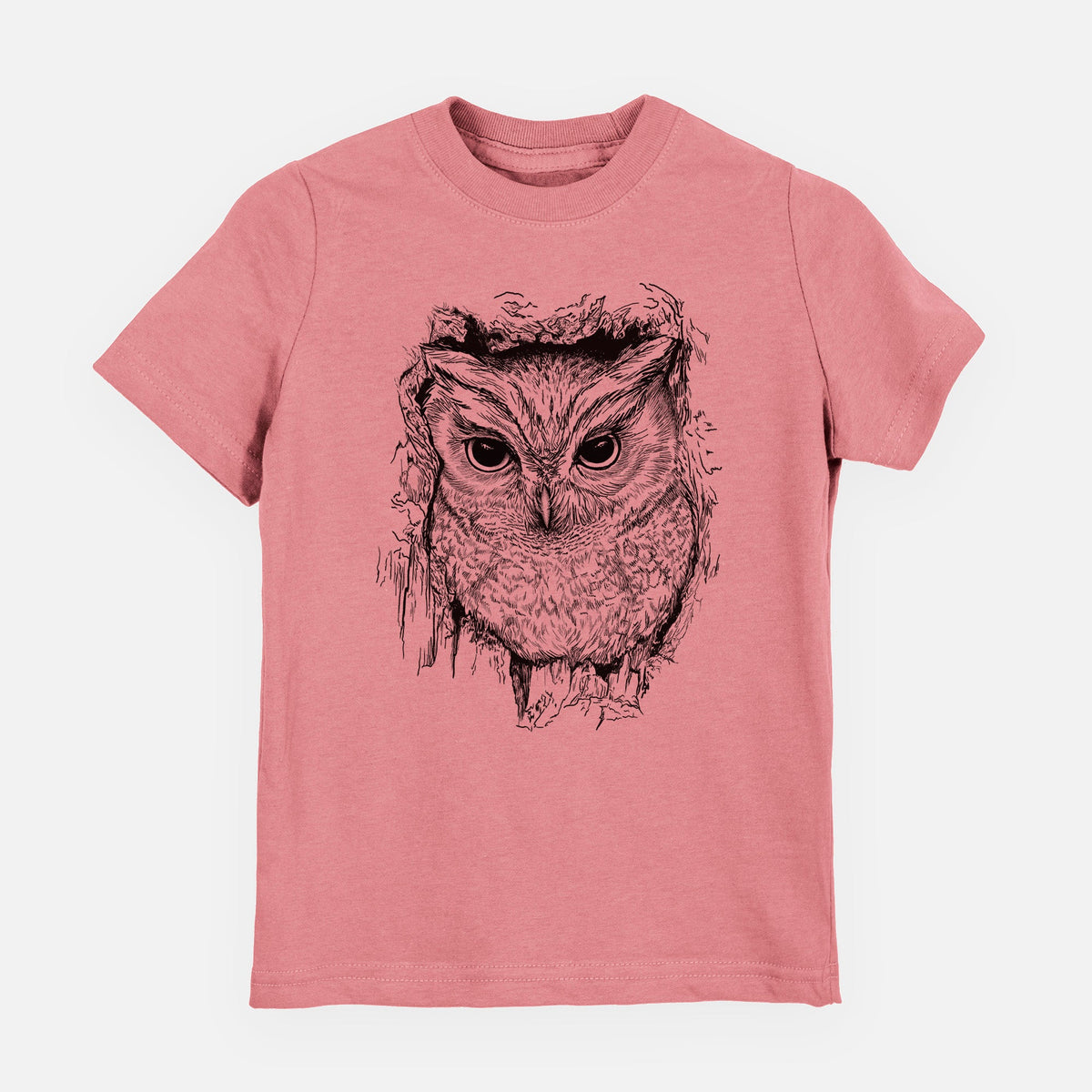 Eastern Screech Owl - Megascops asio - Toddler/Youth Shirt