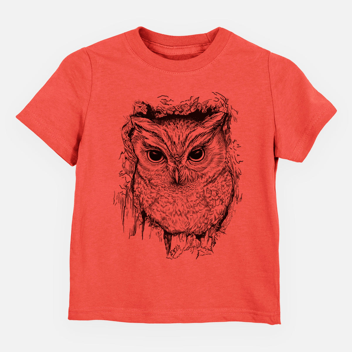 Eastern Screech Owl - Megascops asio - Toddler/Youth Shirt