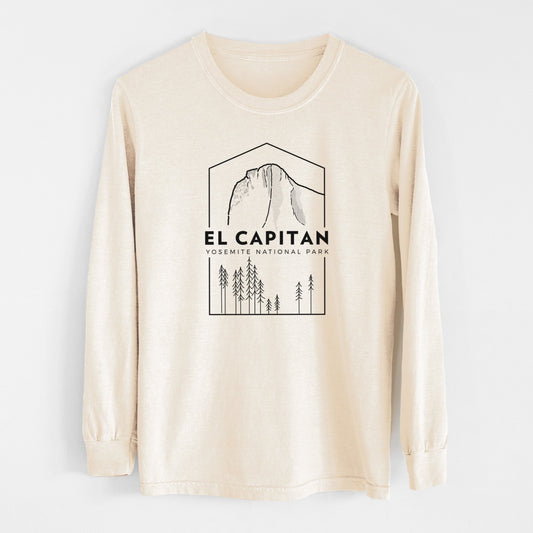 El Capitan - Yosemite National Park - Unisex Comfort Colors 100% Cotton Long Sleeve