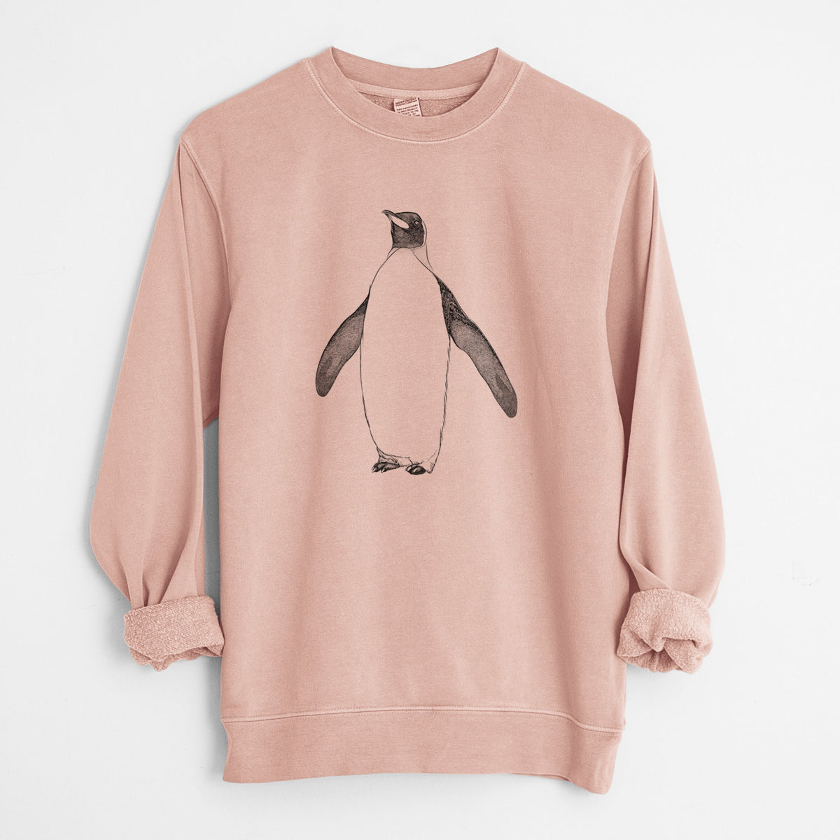 Emperor Penguin - Aptenodytes forsteri - Unisex Pigment Dyed Crew Sweatshirt
