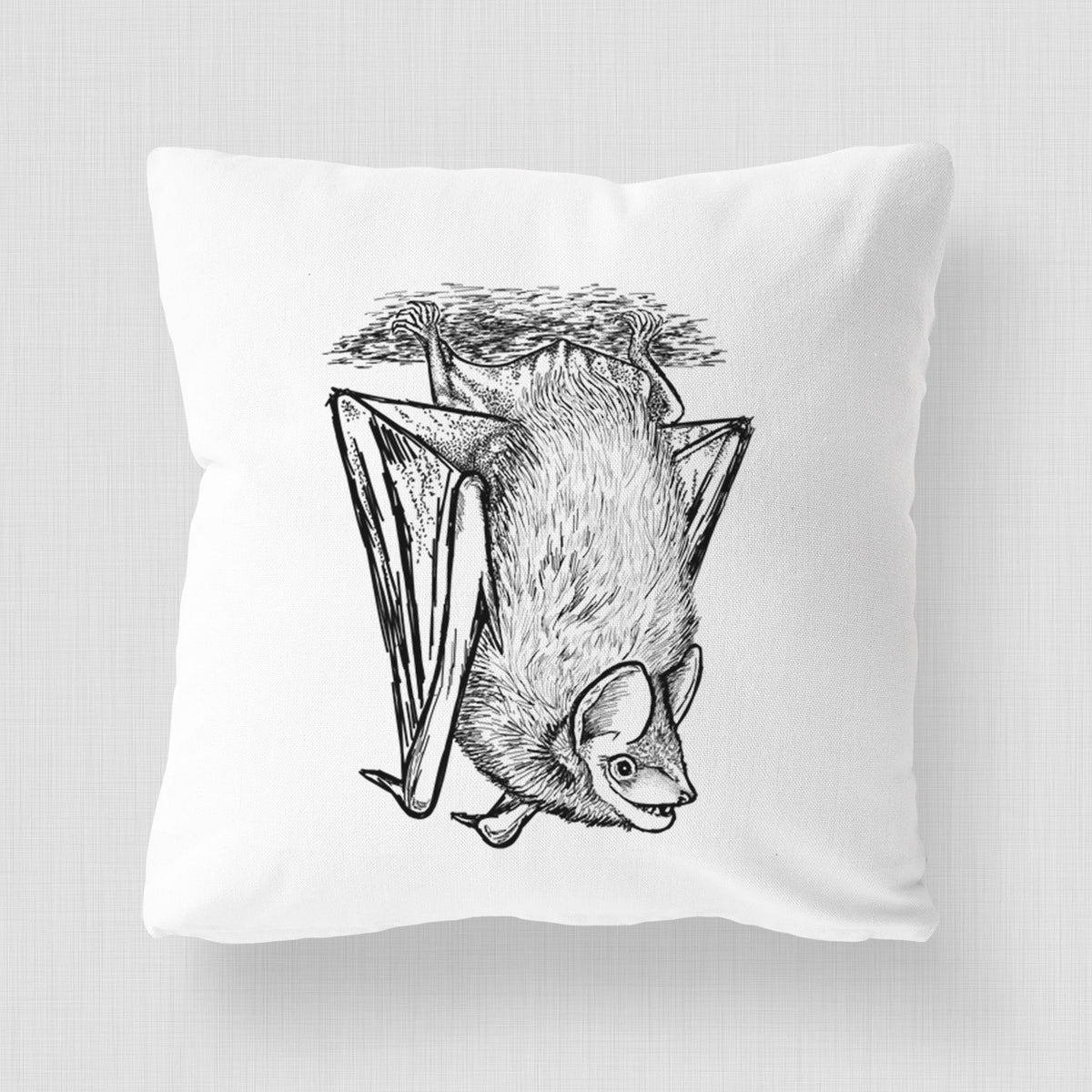 Eptesicus fuscus - Big Brown Bat - Throw Pillow Cover