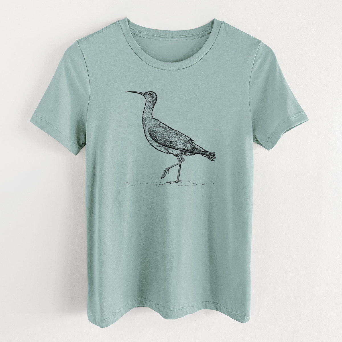 Eskimo Curlew - Numenius borealis - Women's Lightweight Relaxed Fit 100% Cotton Crewneck