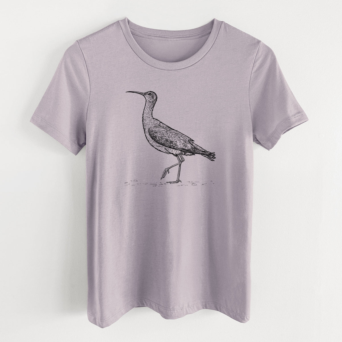 Eskimo Curlew - Numenius borealis - Women's Lightweight Relaxed Fit 100% Cotton Crewneck