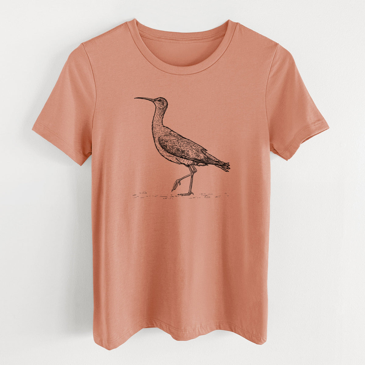 Eskimo Curlew - Numenius borealis - Women's Lightweight Relaxed Fit 100% Cotton Crewneck