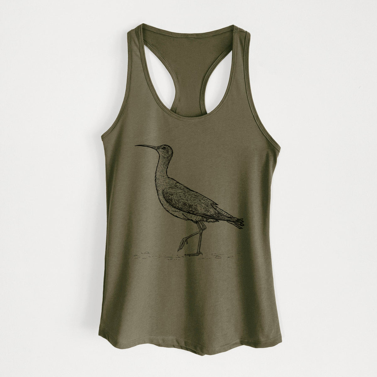 Eskimo Curlew - Numenius borealis - Women's Racerback Tanktop