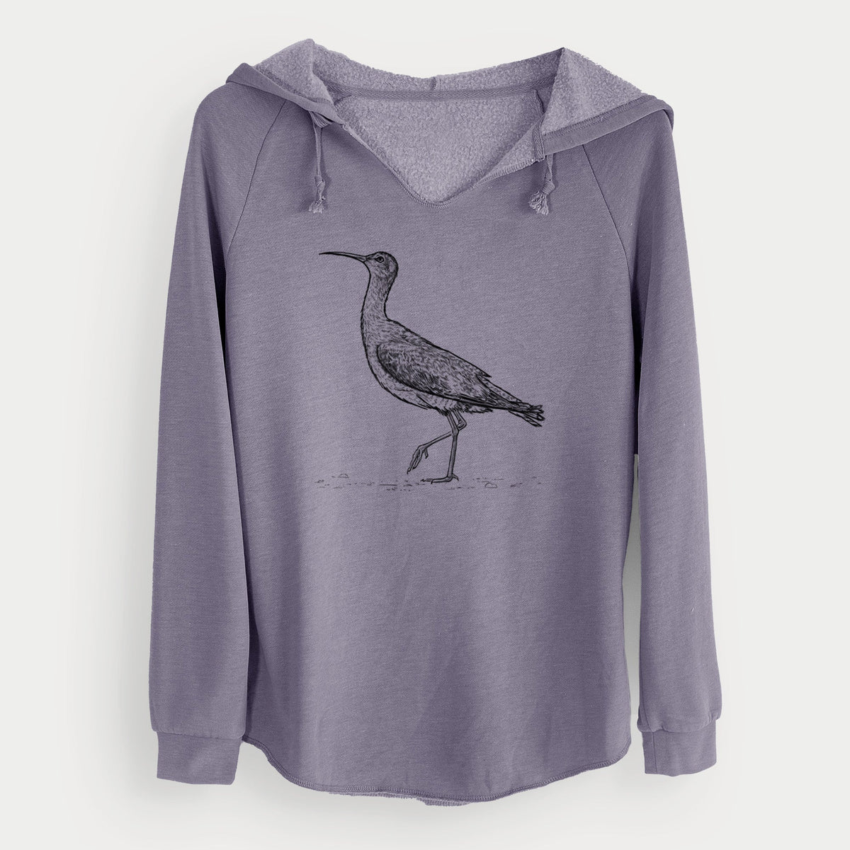 Eskimo Curlew - Numenius borealis - Cali Wave Hooded Sweatshirt