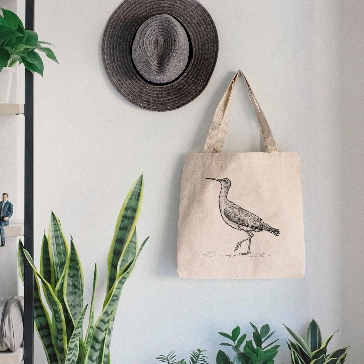 Eskimo Curlew - Numenius borealis - Tote Bag